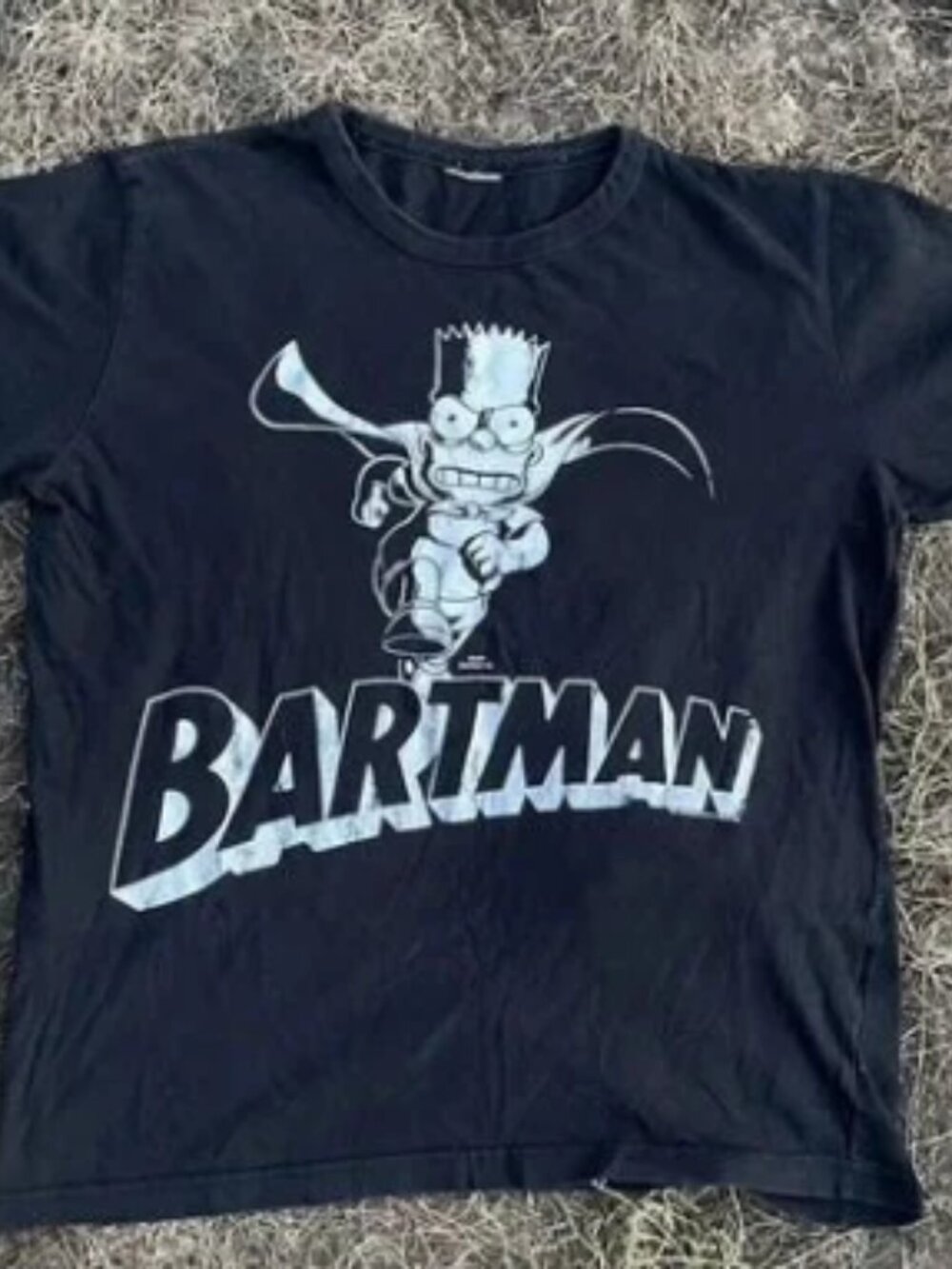 The Simpsons Bartman Graphic T-Shirt Black